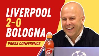 Liverpool 20 Bologna  Arne Slot Press Conference [upl. by Sirrep120]