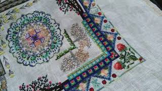 Chatelaine  Pomarium mandala  cross stitch  Martina Rosenberg [upl. by Port]