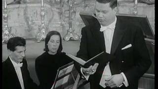 Dietrich FischerDieskau sings Bach Grosser Herr und starker König Weihnachtsoratorium [upl. by Medovich569]