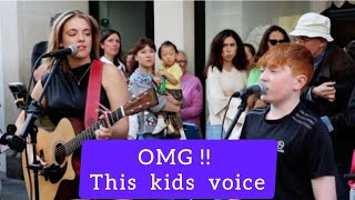 YOUNG 13 year old Ed Sheeran KID with the most BEAUTIFUL IRISH VOICE  Allie Sherlock cover [upl. by Llewen]