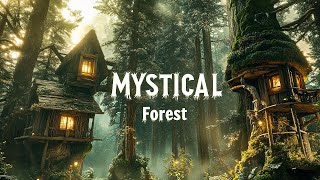 Mystical Forest Healing Ethereal Fantasy Music Rainy Day For Deep Relax With Sounds Sacred Fores [upl. by Nawd]