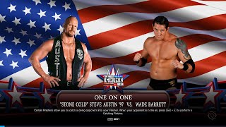 the great american bash spring   97 stone cold steve austin vs wade barrett [upl. by Schwarz959]