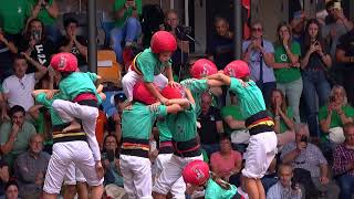 Castellers de Vilafranca  9d9fc  Concurs de Castells 2024 [upl. by Nowd]