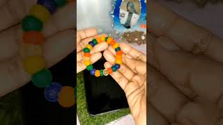 Result❓‼️Put Orbeeze Ball bracelet into water🍡🌊 shorts asmulticreativity diy crafts [upl. by Abbey]