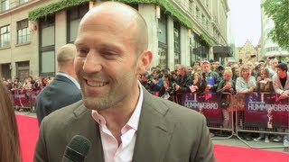 Hummingbird aka Redemption  Premiere Interviews  Jason Statham Agata Buzek [upl. by Hebrew]