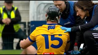 BIG HIT  SEAN ODONOGHUE V DAVID REIDY  CORK V CLARE  2024 MUNSTER HURLING CHAMPIONSHIP [upl. by Atinob]