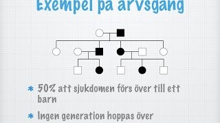 Dominanta autosomala sjukdomar gammal [upl. by Stockton]