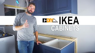 IKEA Cabinets Assembly and Installation  Start to Finish [upl. by Ahsiuqal295]