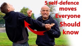 5 Self Defence moves everyone should know  Master Wong [upl. by Acilgna]