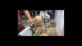 Woodturning  The Knot woodworking woodturning wood shorts [upl. by Lramaj723]