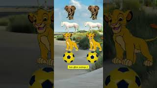 Football to elephant name magic video animalsvfxshorts funnyshorts [upl. by Airbmac]