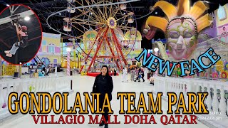 Beautified Gondolania Team Park  Villagio Doha Qatar [upl. by Uhej970]