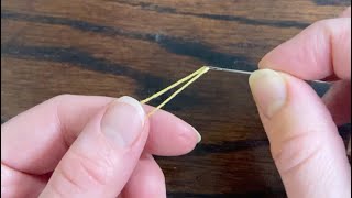 How to thread a needle [upl. by Dorren]