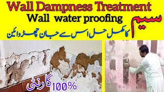 Wall Dampness Treatment  wall seepage solution  wall dampness [upl. by Uon]