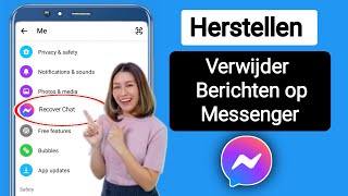 Hoe verwijderde berichten op Messenger te herstellen  Herstel verloren Facebook Messengerchats [upl. by Esli]