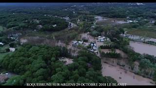 INONDATIONS ROQUEBRUNE SUR ARGENS 29 OCTOBRE 2018 [upl. by Irbua321]