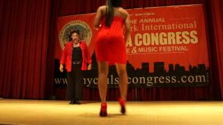 Eddie Torres amp Griselle Ponce workshop salsa on2 shines part2  NY Salsa Congress 2011 [upl. by Ellebana]