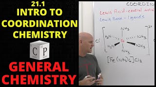 211 Introduction to Coordination Chemistry  General Chemistry [upl. by Llebyram]