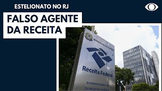 Falso agente da Receita Federal aplicava golpes no Rio de Janeiro [upl. by Currier686]