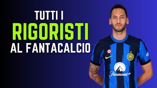 TUTTI I RIGORISTI AL FANTACALCIO 202425  Guida allAsta del Fantacalcio 202425 [upl. by Nylirahs]