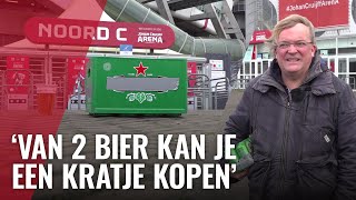 Bier duurder in Johan Cruijff Arena [upl. by Dotti]