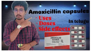 Amoxicillin capsules complete details in Telugu by Dr Mukesh health viralvideo knowledge [upl. by Hsirt893]