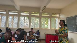 Principles of Reggio Emilia model Makerere ECD students [upl. by Einnad809]