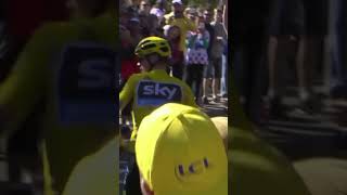 Mont Ventoux returns to the Tour de France when this happened 😳🏃‍♂️ cycling [upl. by Julide666]