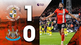 Luton 10 Newcastle  HUGE home win  Premier League Highlights [upl. by Sagerman841]