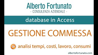 3 Gestione Commessa  La descrizione e la classificazione della commessa [upl. by Yuh936]