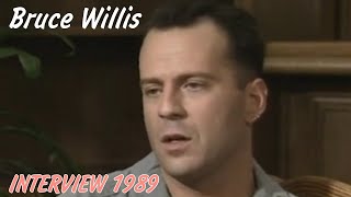 Bruce Willis Old Interview With Hollywood Star Movie Music Cinema 1989 Cinematography [upl. by Cathryn]