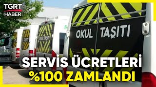 Okul Servislerinin Fiyatı 2 Katına Çıktı Servisçiler Kendini Savundu  TGRT Haber [upl. by Adanama]