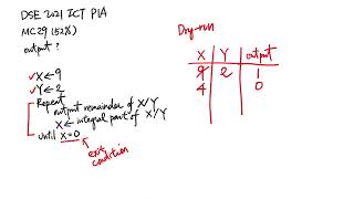 DSE 2021 ICT MC29  Dry run pseudocode repeat until [upl. by Natty]