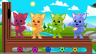 Baby shark learns colorscocomelon nursery rhymes songs kidspingfong cocomelon [upl. by Nur]