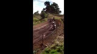 Coleorton motocross track crash 2013 18th August [upl. by Alram]