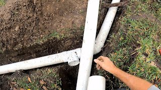 Learn How to Install Schedule 40 PVC Drain Start to Finish [upl. by Arev]