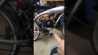 motorized bike build 100 cc 4 stroke [upl. by Brause]