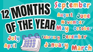 quotFun Song for Kids🎵 Learn the Months of the Year Easilyquot [upl. by Ahsetel]