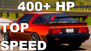 400 HP Mitsubishi Starion ESIR  TOP SPEED  Forza Horizon 5  FIRST PERSON [upl. by Etnasa]