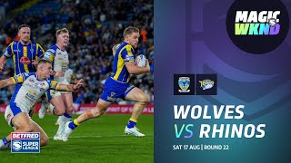 Highlights  Warrington Wolves v Leeds Rhinos  Magic WKND  Betfred Super League 2024 [upl. by Christianity]