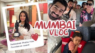 DADASAHEB PHALKE FILM FOUNDATION AWARDS  Mumbai Vlog  Growing with Ayanka [upl. by Krein163]