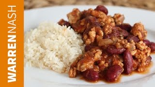 Turkey Chilli Con Carne Recipe  Fitness Recipes by Warren Nash [upl. by Gabe]