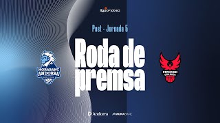 🎤 RDP Post Jornada 5 Liga Endesa  MoraBanc Andorra 🆚️ Coviran Granada  Temporada 20242025 [upl. by Tommi]