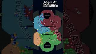 HOI4 Deathmatch TIMELAPSE  hoi4 timelapse hoi4 [upl. by Bosch]