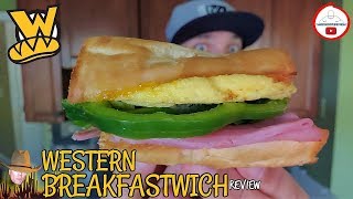 Which Wich® Western BREAKFASTWICH Review 🌅🥚🧀  BOGO [upl. by Haonam]