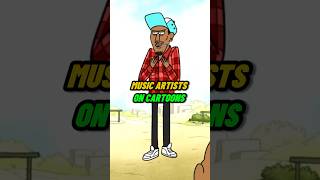 Music Artists on Cartoons rap hiphop shorts cartoon [upl. by Tchao]