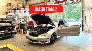 CLK500 Gets A Stage 2 Tune From RaceIQ Performance Its a MONSTER [upl. by Bengt]