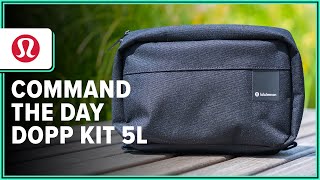 lululemon Command the Day Dopp Kit 5L Review 2 Weeks of Use [upl. by Shaughnessy]