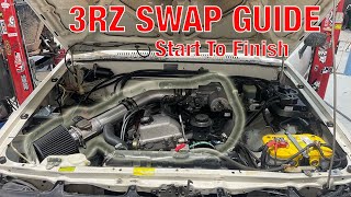 Toyota 3RZ Swap Guide  Complete Start To Finish 3RZ Swap How To 22R to 3RZ [upl. by Colwen949]