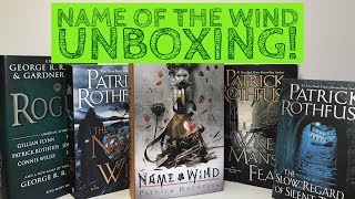 Name of the Wind 10th year edition book UNBOXING [upl. by Gassman]